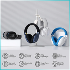 Redragon H878BG Skuld Pro Tri-Mode Black + Gray Wireless Gaming Headset