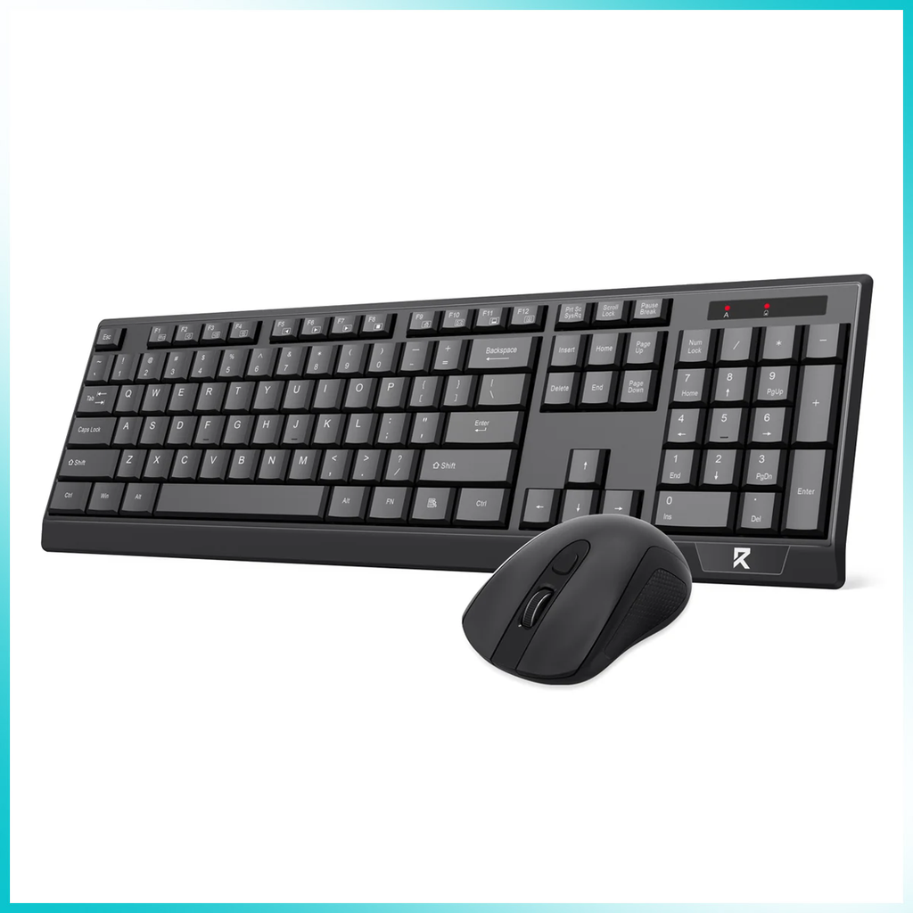 Redragon BS-8343A 2.4G Wireless Keyboard & Mouse Bundle Black