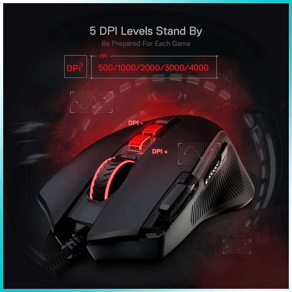 Redragon M612-RGB Predator Wired Gaming Mouse
