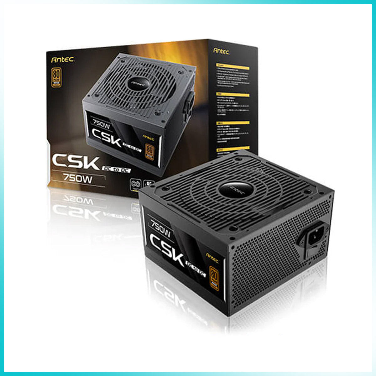 Antec CSK750H 750W 80 PLUS Bronze Semi-Modular ATX Power Supply