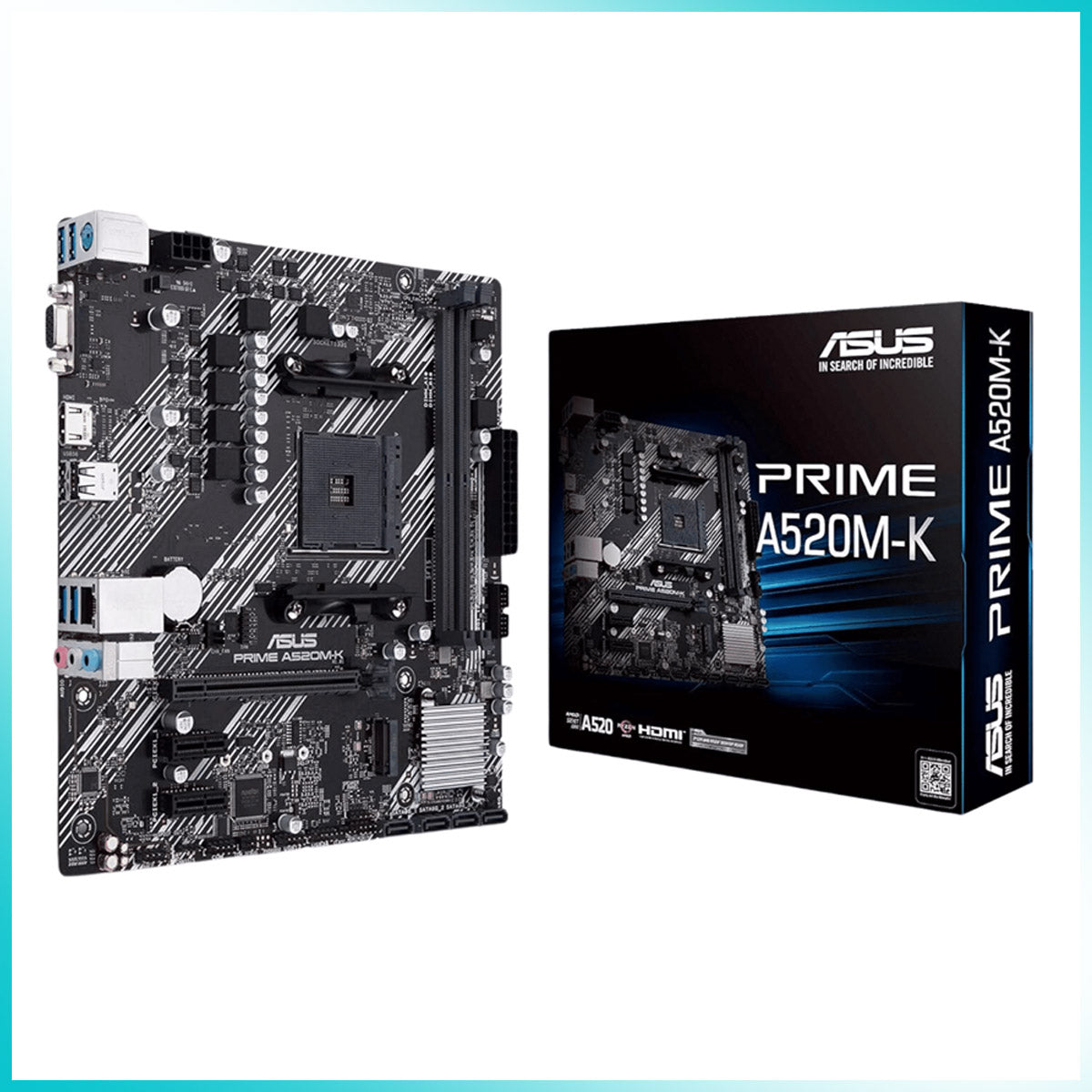 ASUS Prime A520M-K AM4 DDR4 Micro-ATX Motherboard