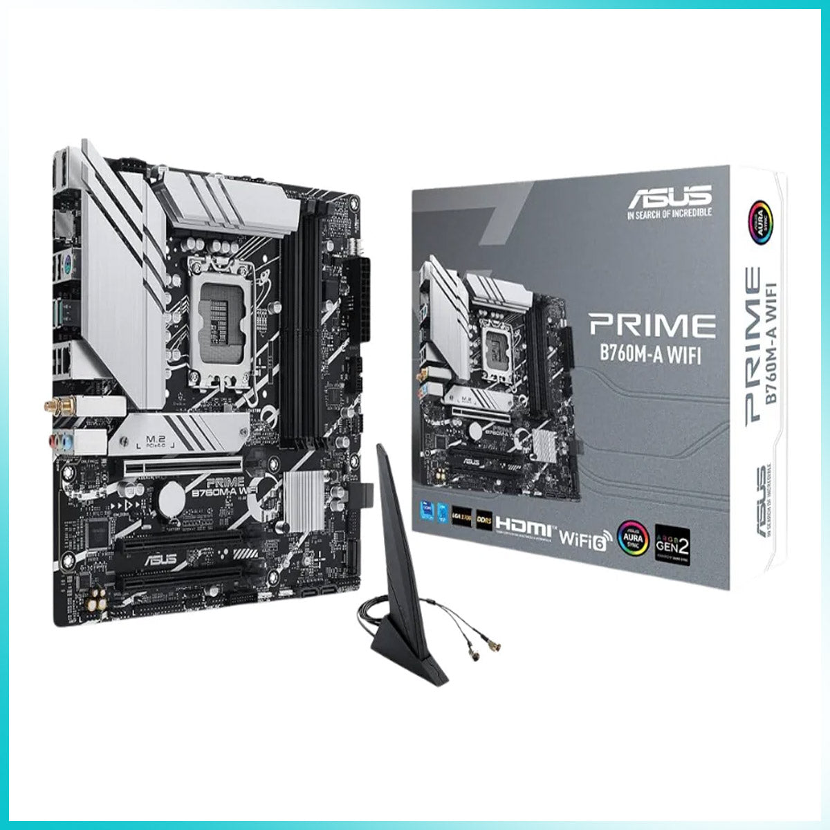 ASUS PRIME B760M-A WIFI DDR5 LGA1700 Micro-ATX Motherboard